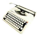 Japy baby Hermes cream new ribbon typewriter