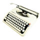 Japy baby Hermes cream new ribbon typewriter
