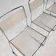 Set of 4 italian spaghetti dining chairs, 1970s