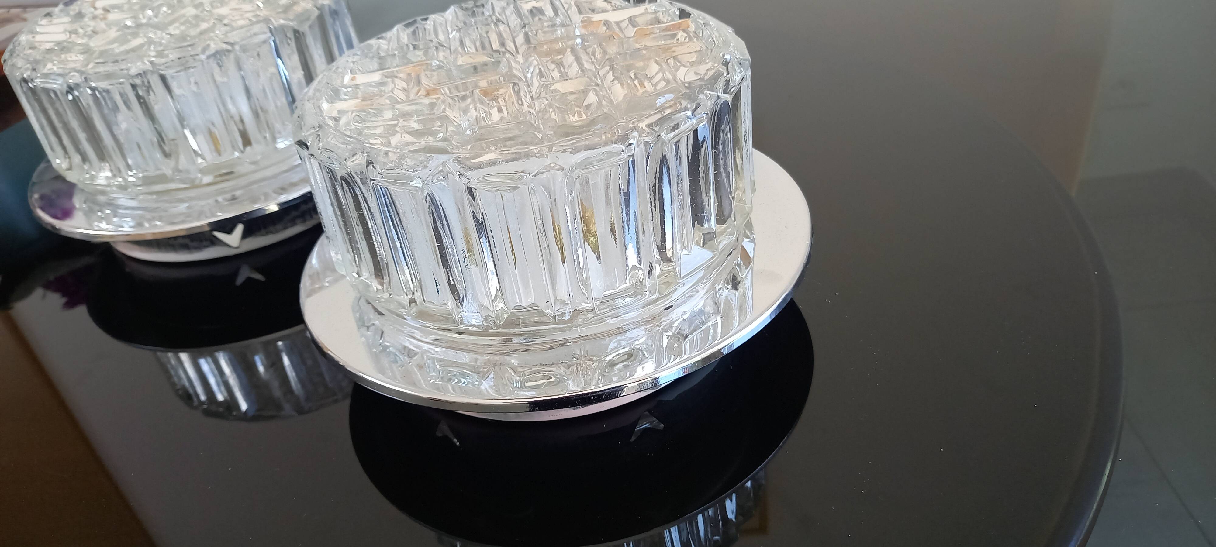 Pair of 50s wall/ceiling lights