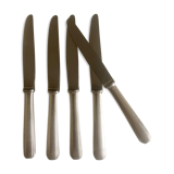 Set of 5 knives Luc Lanel Christofle Boréal dessert