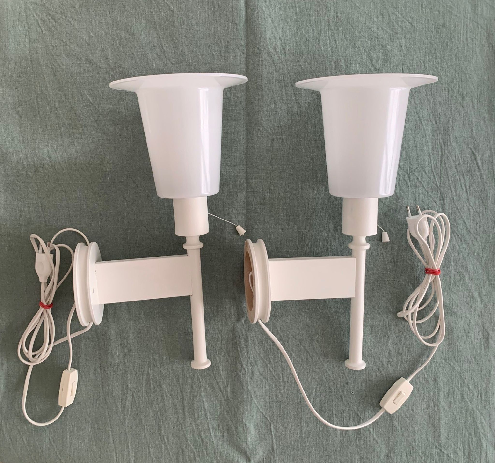 Pair of wall lamps by Uno and Östen Kristiansson for Luxus Sweden