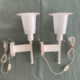 Pair of wall lamps by Uno and Östen Kristiansson for Luxus Sweden