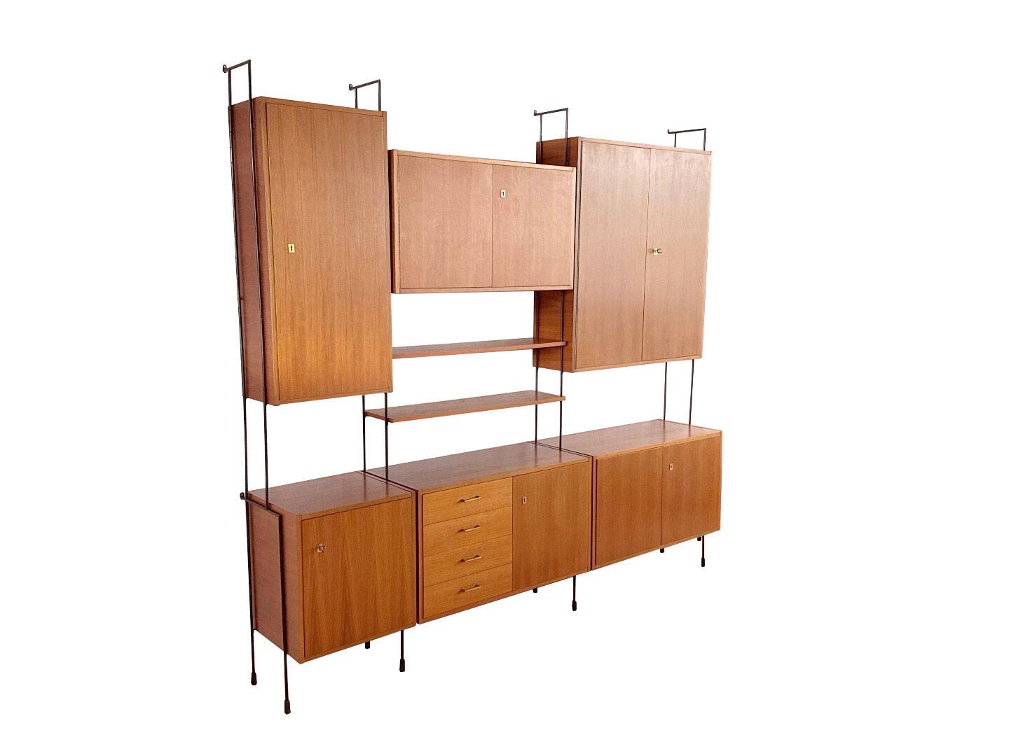 Vintage Omnia wall unit by Ernst Dieter Hilker, 1960s