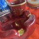 Vallauris burgundy collection ashtray