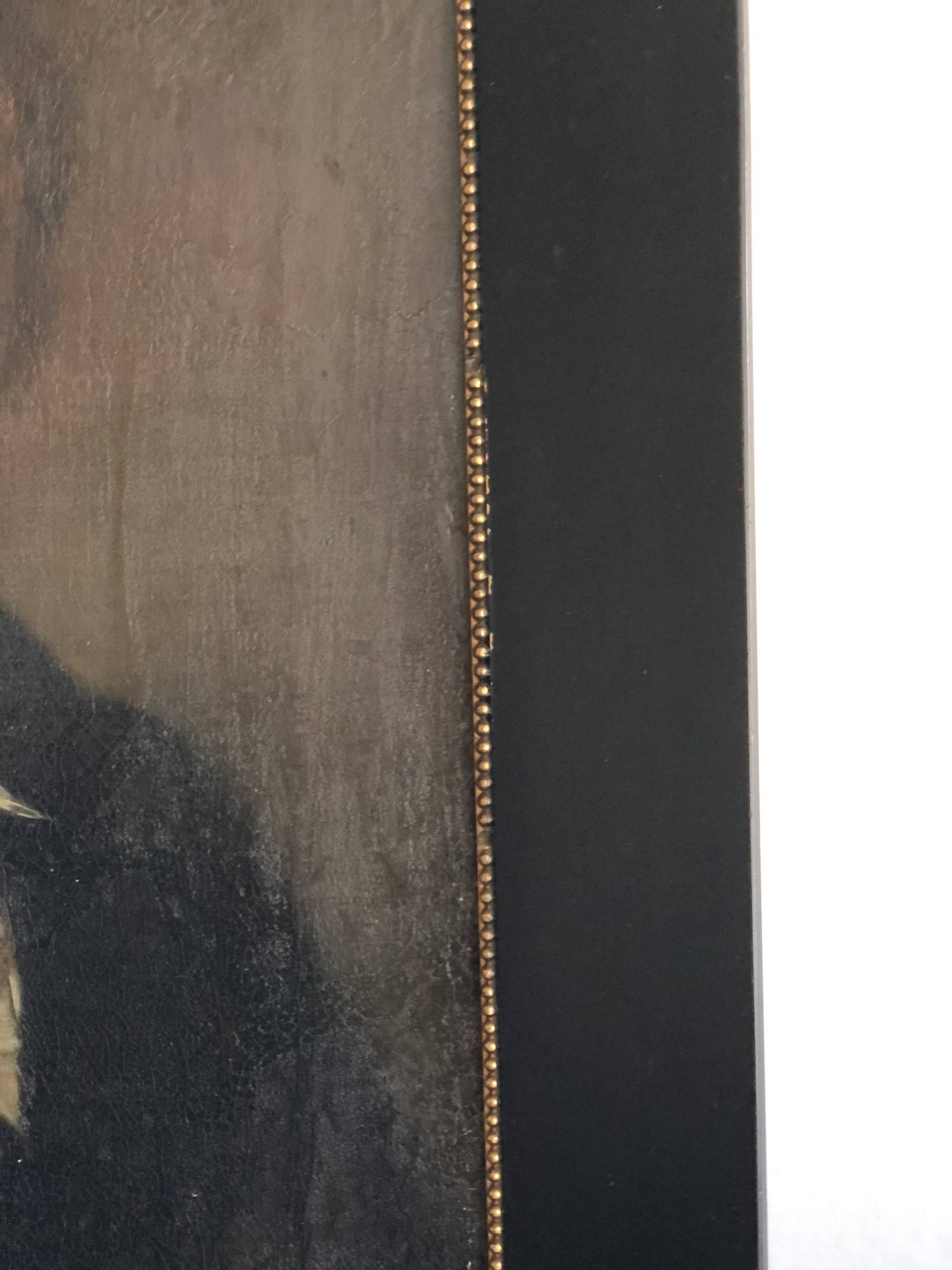 Antique Vintage Portrait Oil Painting of a Dutch Gentleman, 19th century