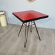 Table bistrot piétement "épingle" années 50
