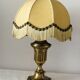Lamp foot in retro American bronze vintage year 50.