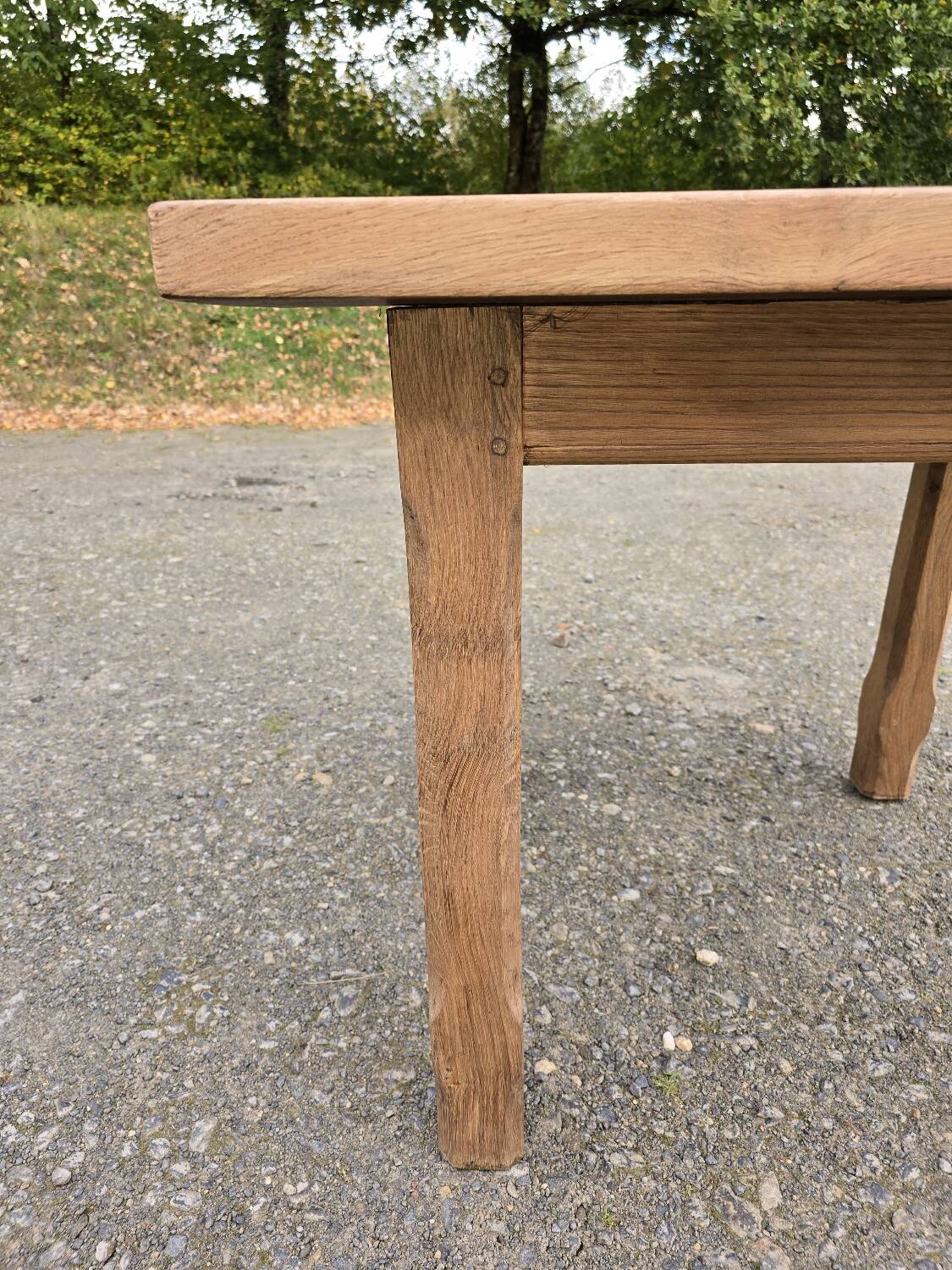 Antique square table