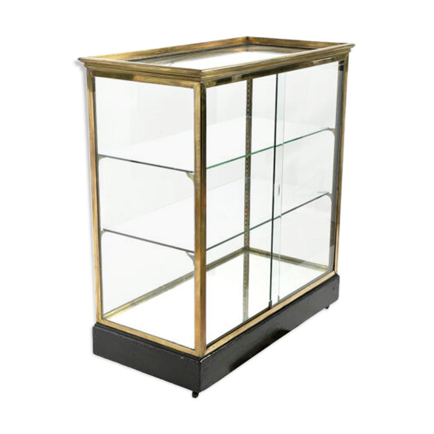 Vitrine en laiton