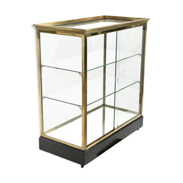 Vitrine en laiton