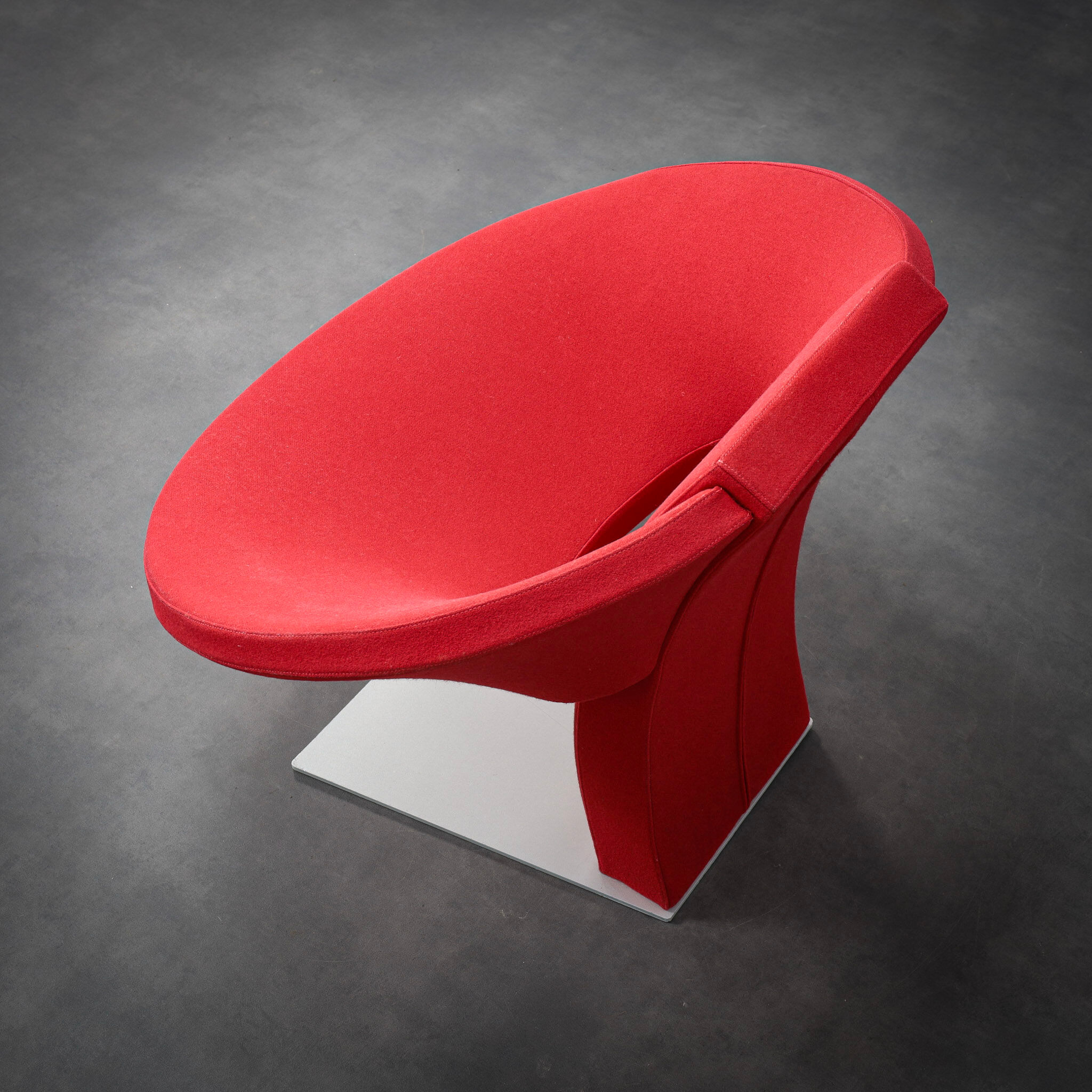 Chaise longue sculpturale contemporaine extrêmement rare, Italie, années 1990