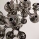 Set of 7 BMF "Orion" candle holders with foot