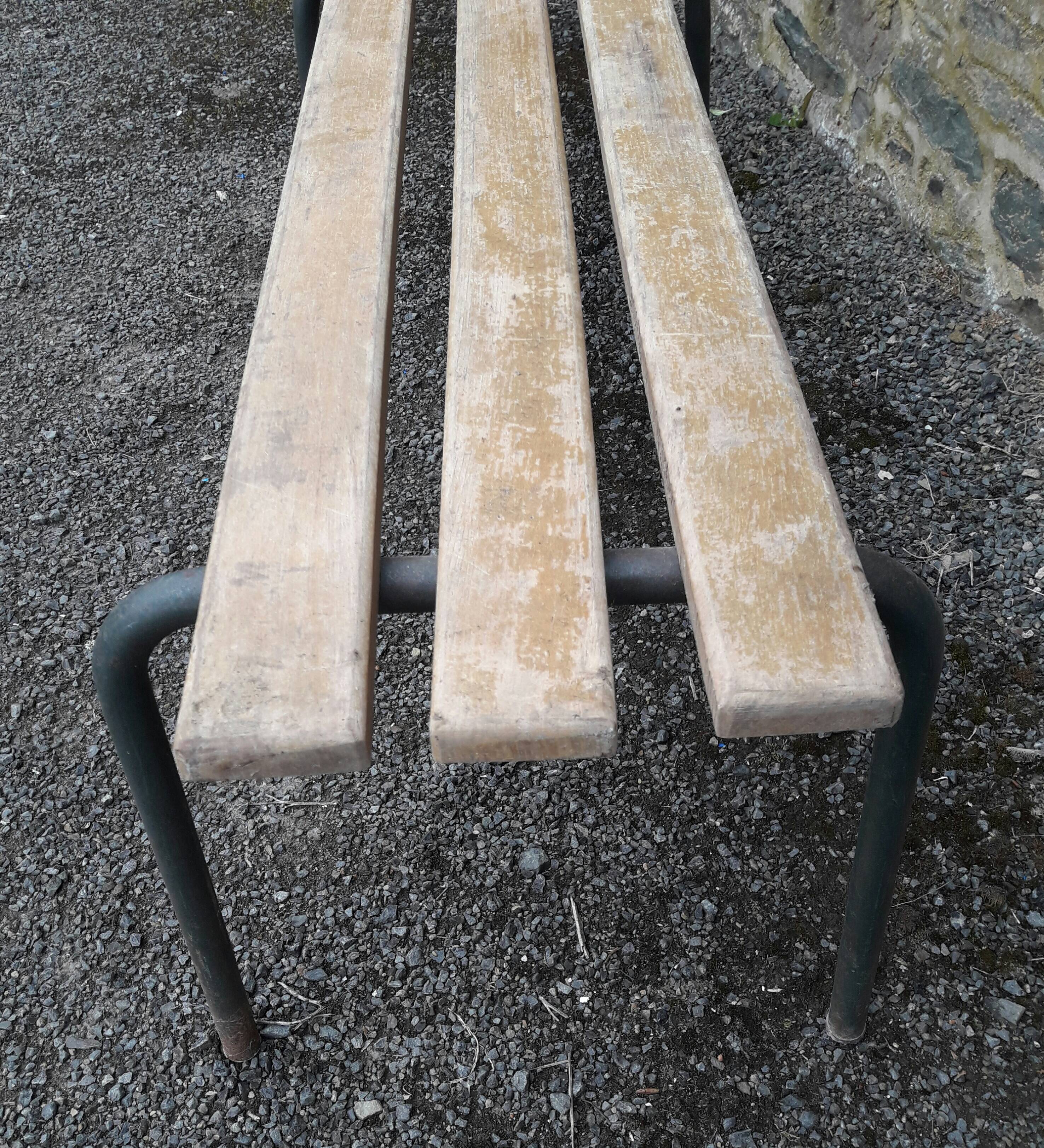 School bench from the 60s/70s