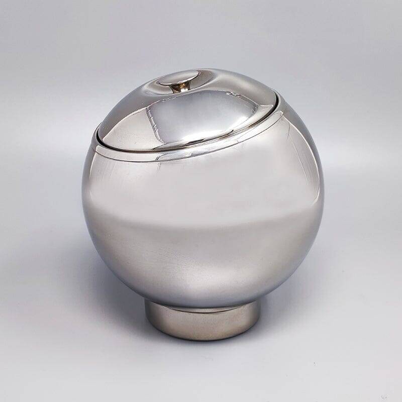 1960s Stunning Ice Bucket by Aldo Tura for Macabo. Made in Italy