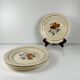 Set of 4 dessert plates Sarreguemines flower pattern, first half of the