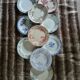 10 antique flat plates in ironstone