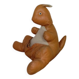 Kangaroo leather magazine rack, 1960s