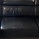 Leather corner sofa