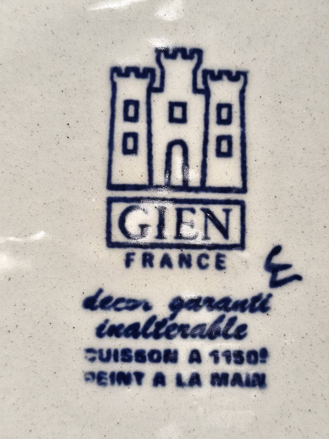 Gien mirror-coated dish