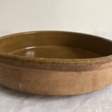 Deep dish, ceramic, glazed terracotta