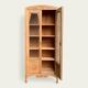 Parisian glass cabinet art deco raw wood 1930