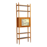 Bookcase with drop-down door 1960s