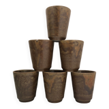 Set of 6 Gres glasses