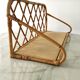 Beautiful vintage rattan and natural bamboo shelf from the 60s