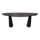 Console EROS, black Marquina marble, Angelo Mangiarotti for Skipper, 1970