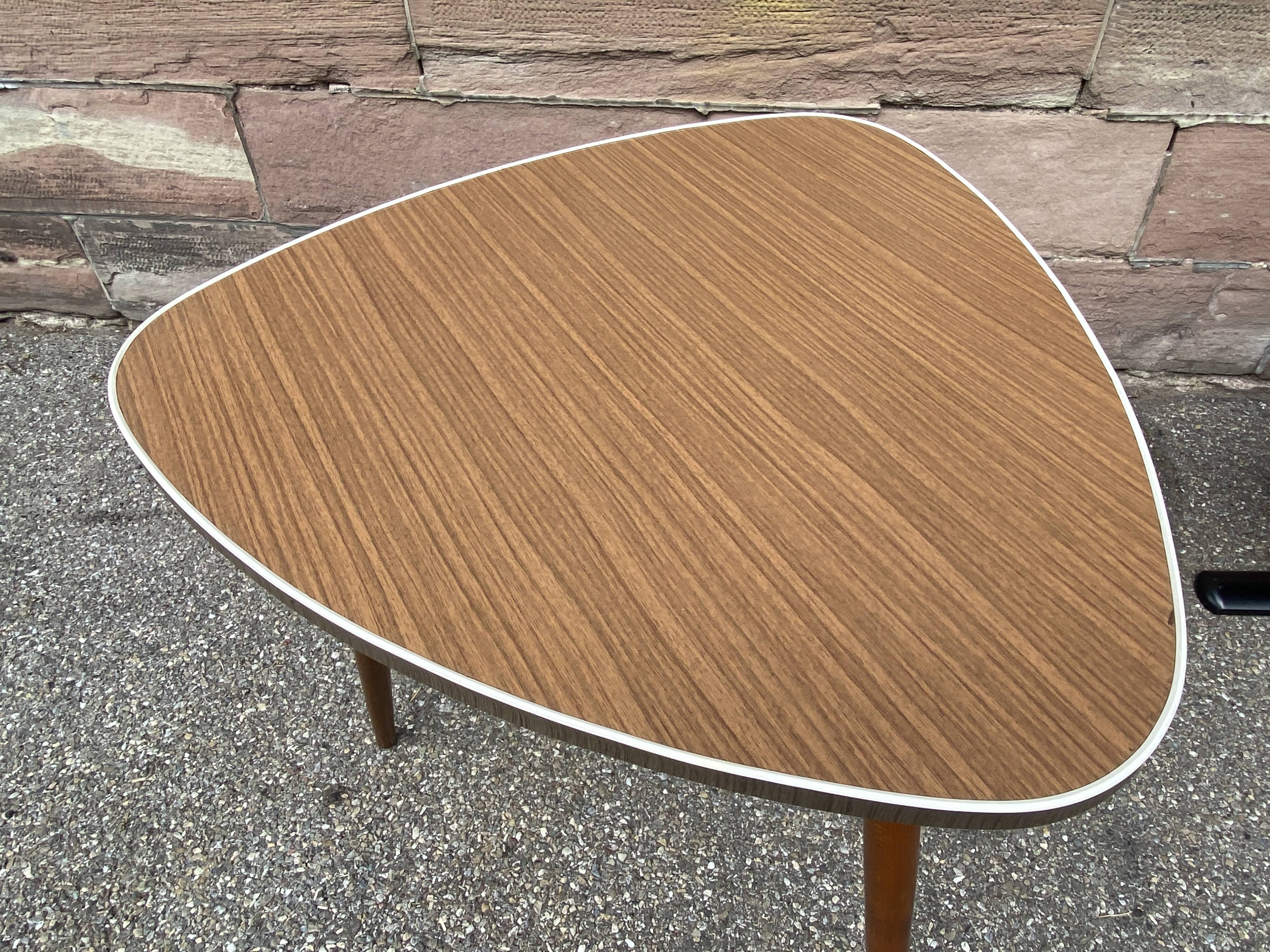 vintage Scandinavian coffee table midcentury 60s formica