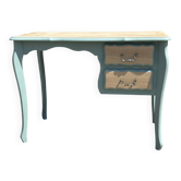 Vintage 1960s desk with curved legs