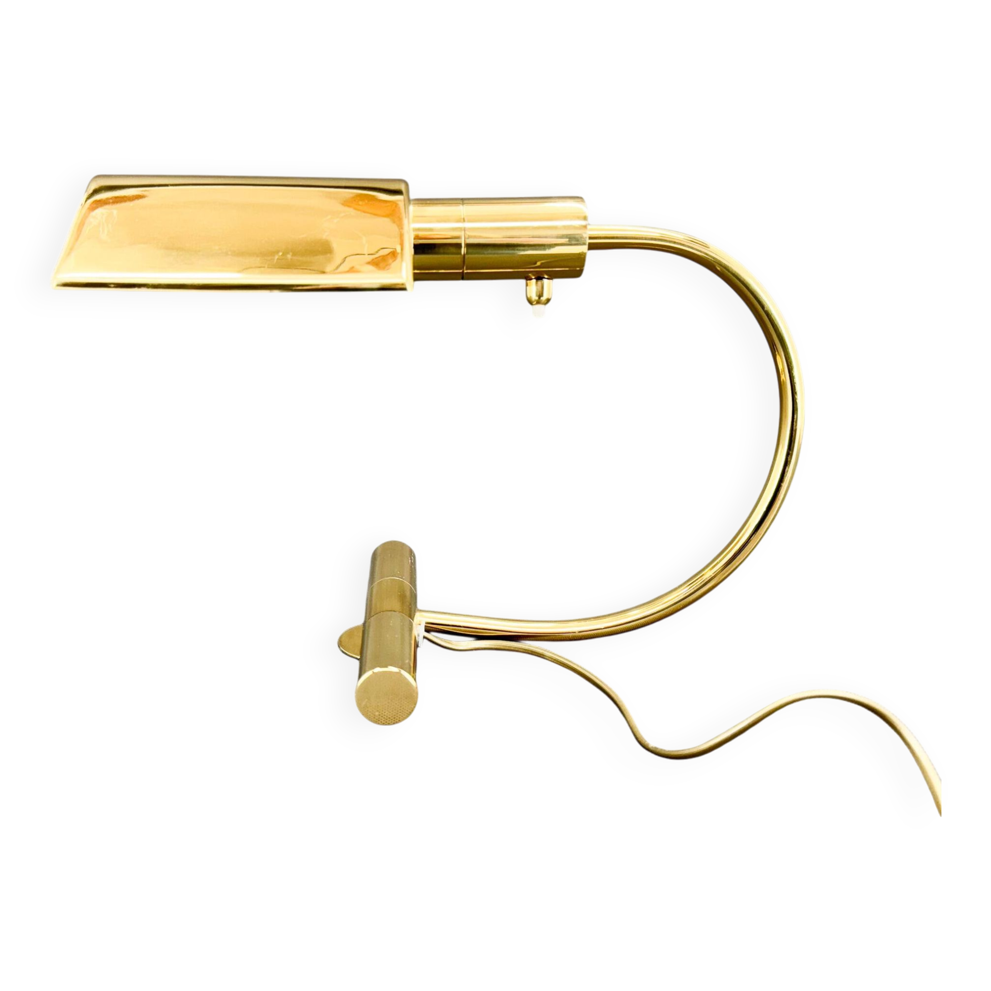 Vintage Brass Desk Lamp, 1970's