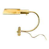Lampe de bureau vintage en laiton, 1970