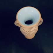 Amphora vase 20cm pottery Tunisia antique style handmade