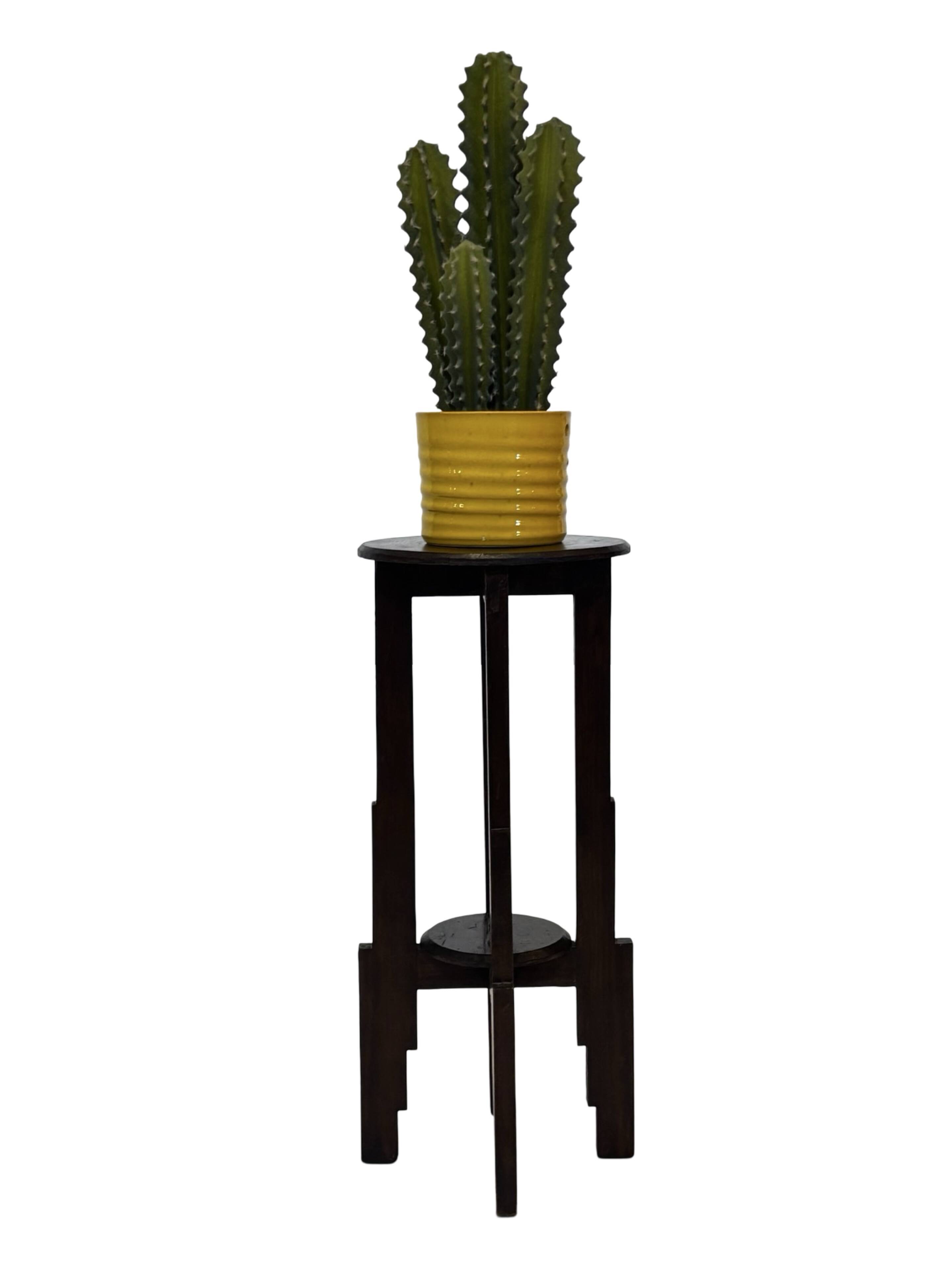 Support de plante Art Déco table d'appoint design École d'Amsterdam minimaliste