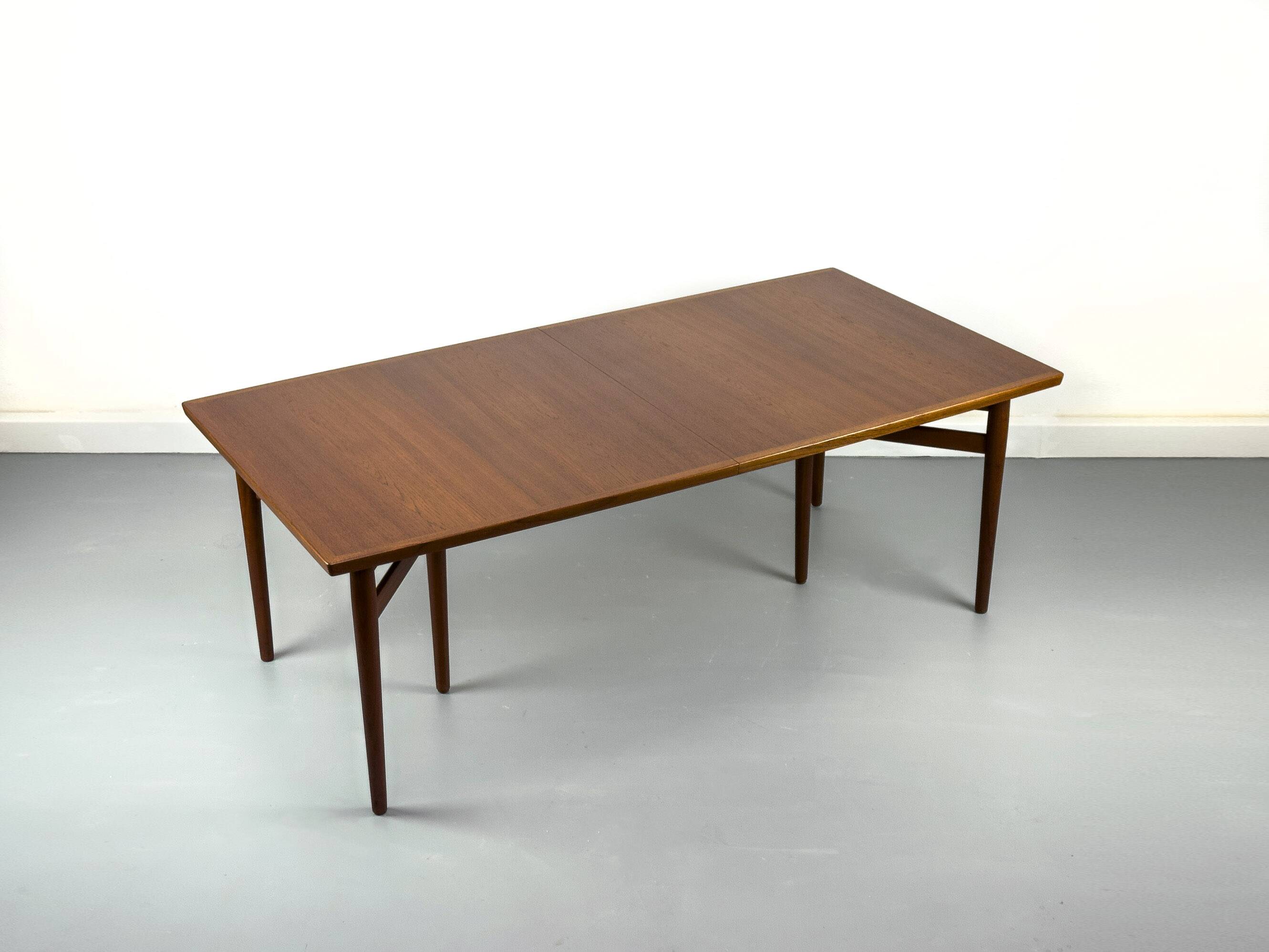 Model 201 Teak Dining Table by Arne Vodder for Sibast, 1960s