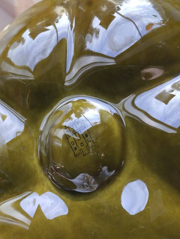 6 vintage ceramic oyster plates from Gien