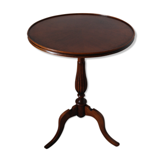 English-style mahogany side table