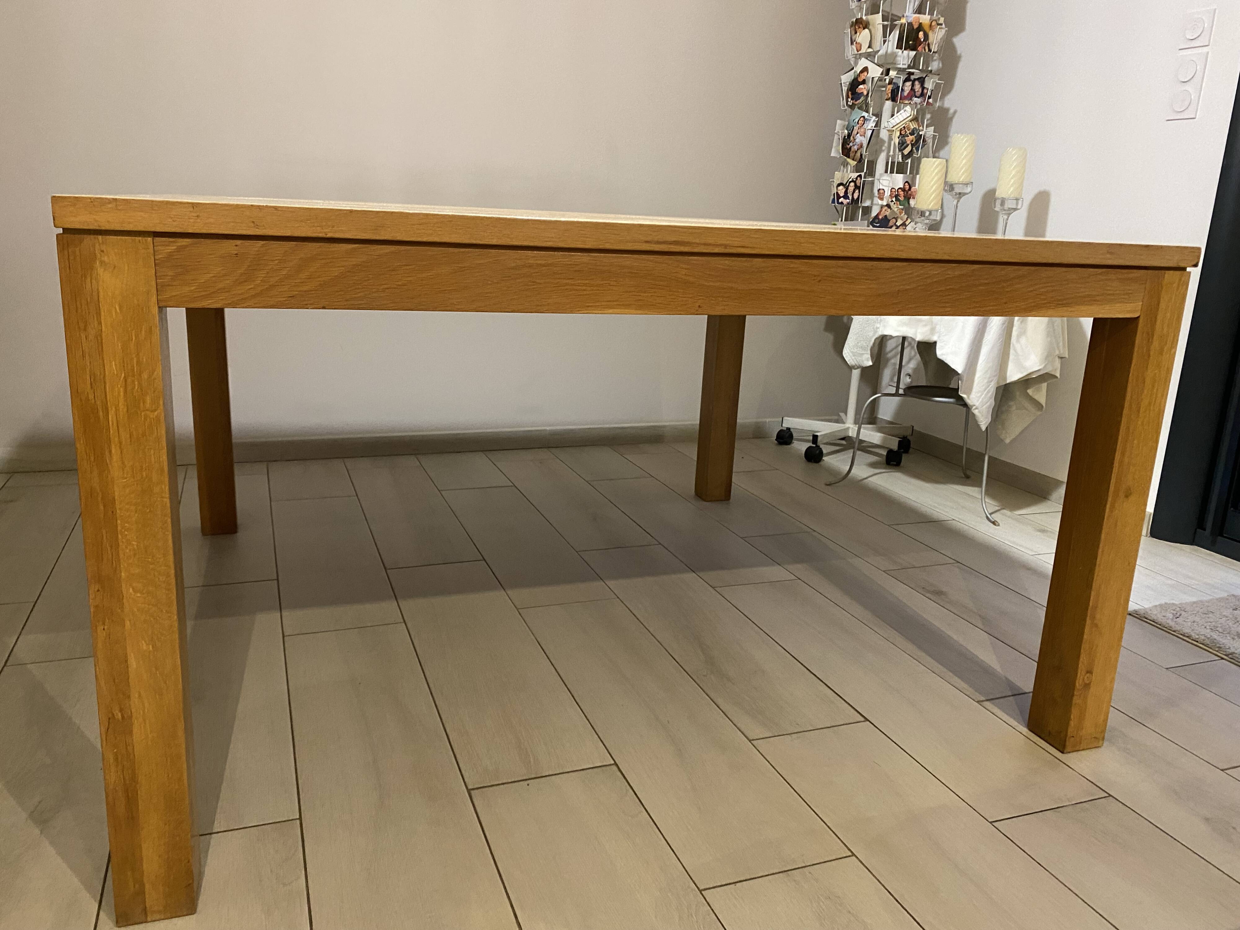 An Ethnicraft dining table