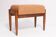 Vintage Mixed Orange Stool Mid-Century, Edmund Homa, 1960s