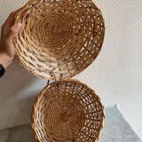 Small wicker basket sculpture