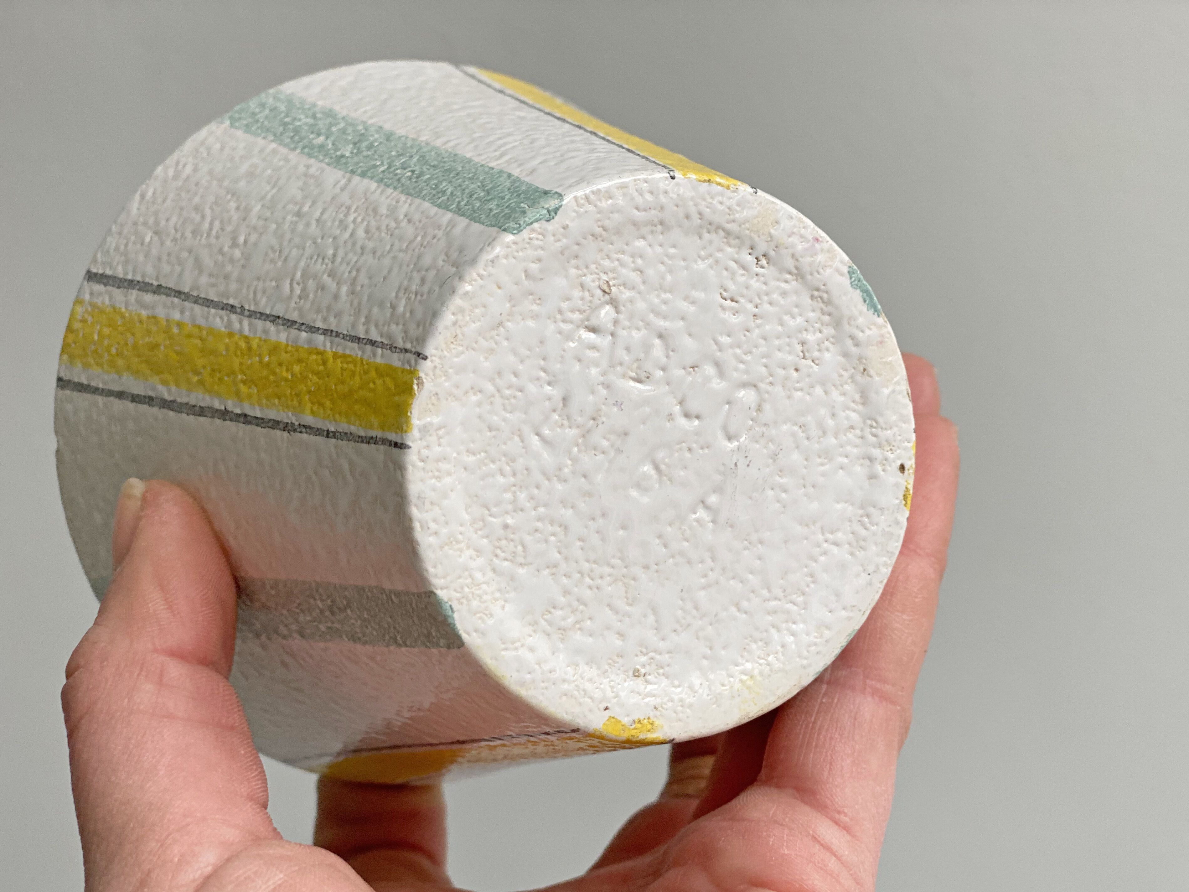 Mid century ceramic planter by Adco, vintage, 1950s flower pot