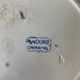 Set of 3 plates terre de fer, collection amours, earthenware of onnaing