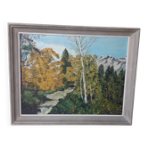 Oil painting landscape