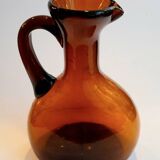 Large blown glass pitcher