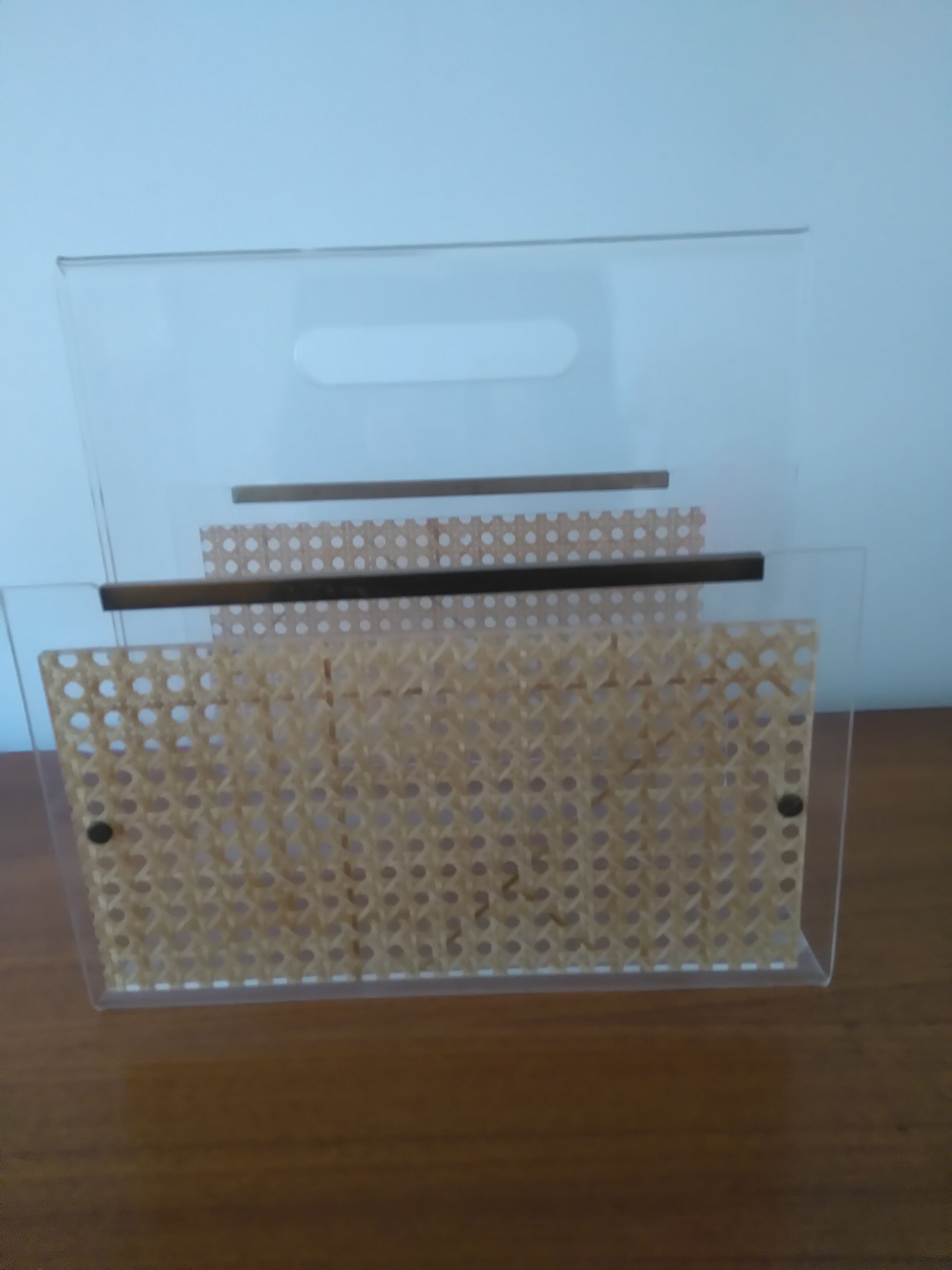 Revised door in plexiglass and cannage year 70