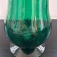 Bubbled glass fir green tealight holder