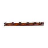 Coatrack wood 6 hooks industrial or school