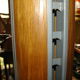PHILIPS floor lamp, wood and grey painted steel, circa 1970